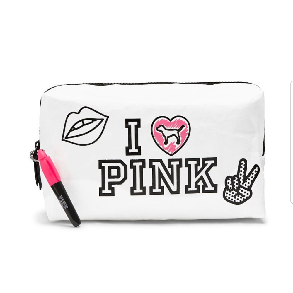 VS Pink Make Your Mark Beauty Bag